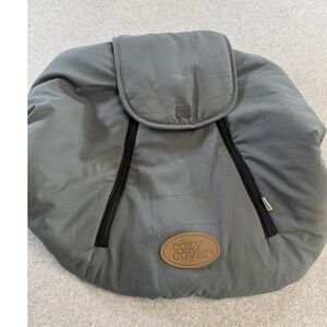 Cozy Cover Infant Car Seat Cover Baby Gray Excellent Fleece Lined Weather Shield